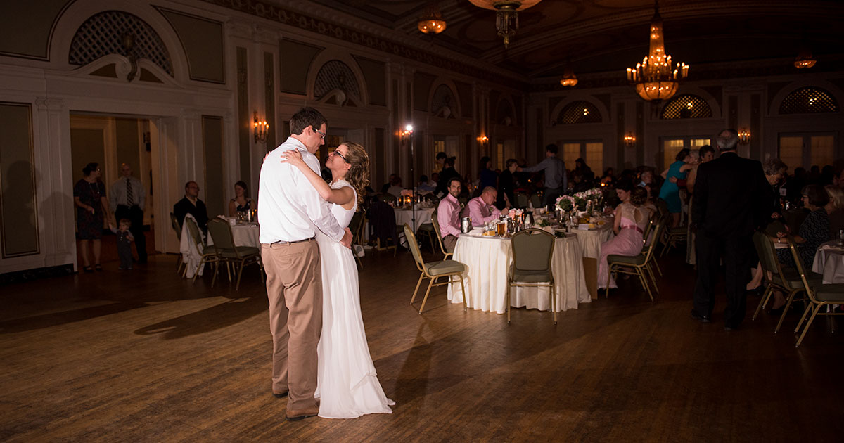 Kristin and Ian s Greysolon Ballroom Wedding  Duluth  MN  