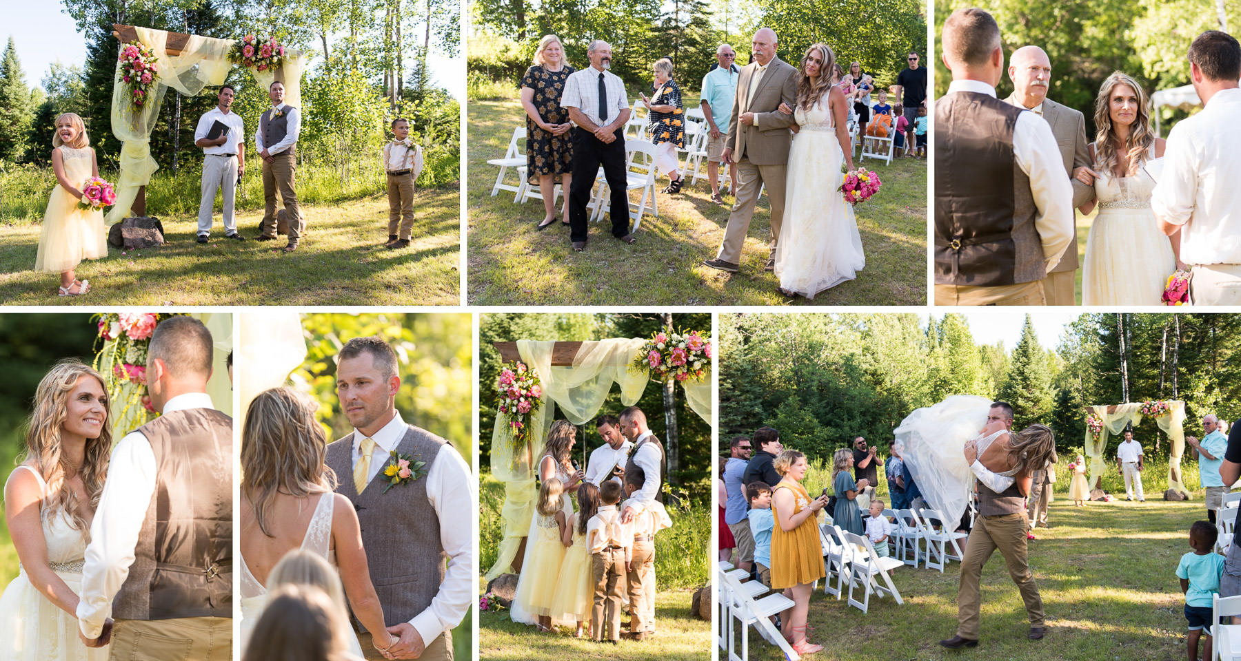 Beau And Kimmylea S Backyard Tent Wedding Duluth Mn Wedding